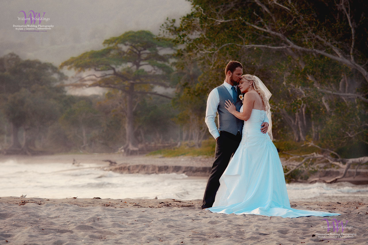 Beach wedding photography in Vanuatu